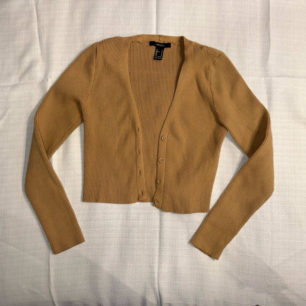 Forever 21 Mini Cropped Cardigan